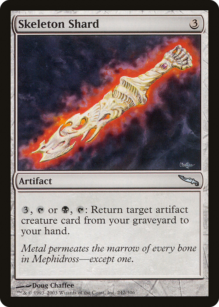 Skeleton Shard (MRD-242) [Mirrodin]