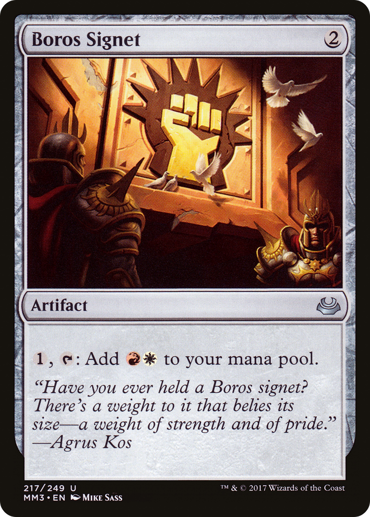 Boros Signet (MM3-217) [Modern Masters 2017]