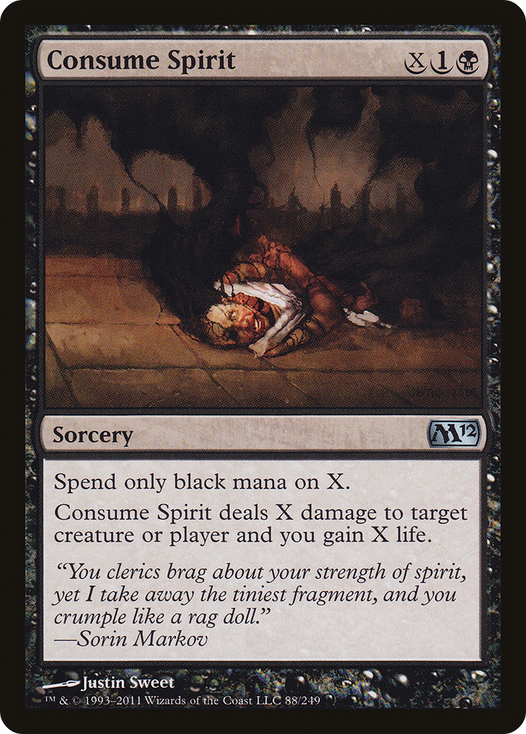 Consume Spirit (M12-088) [Magic 2012] Foil