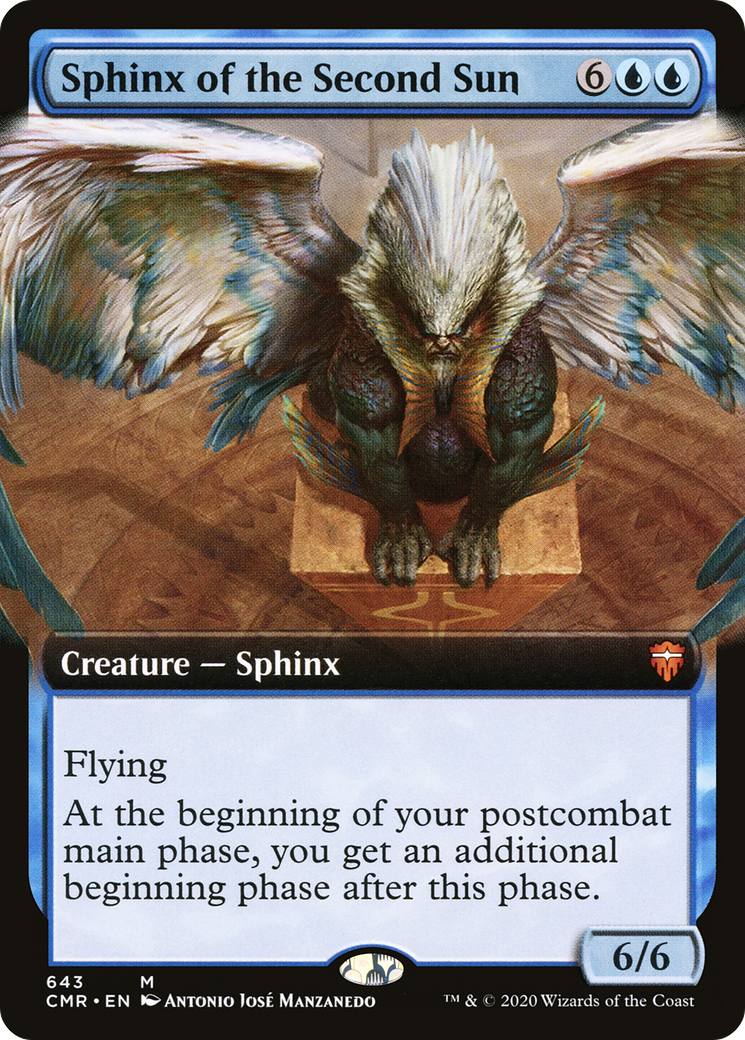 Sphinx of the Second Sun (Extended Art) (CMR-643) [Commander Legends] Foil