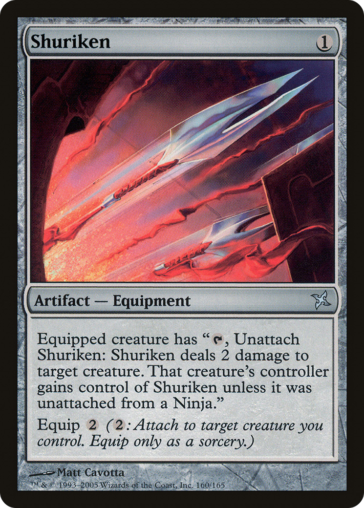 Shuriken (BOK-160) [Betrayers of Kamigawa]