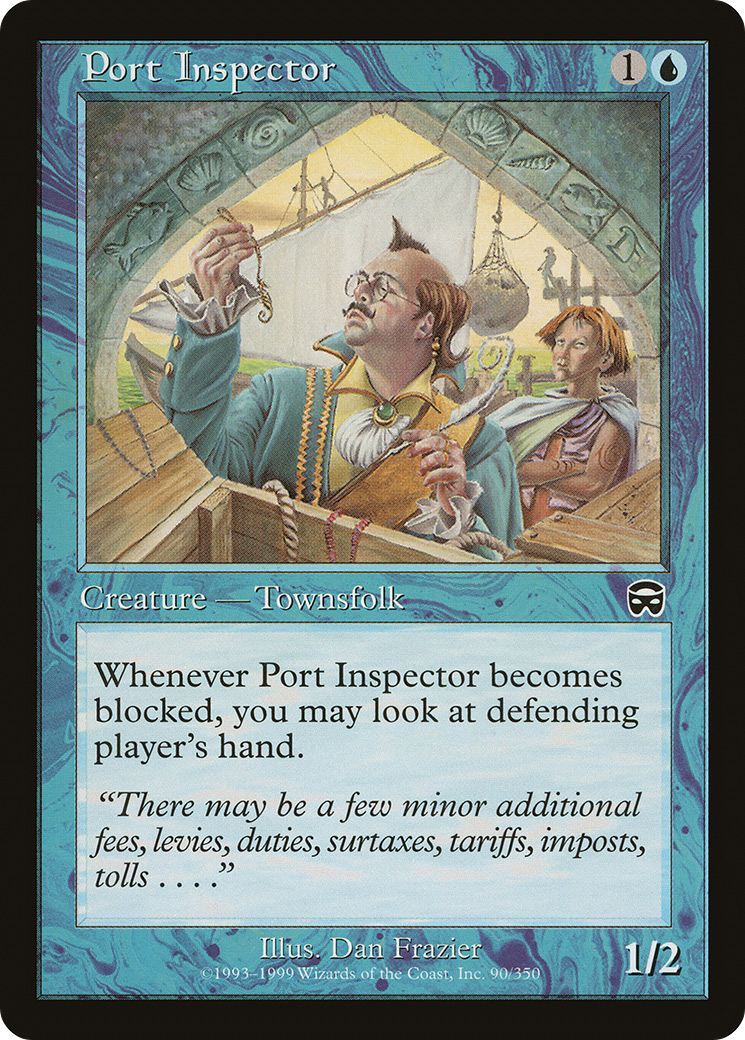Port Inspector (MMQ-090) [Mercadian Masques]