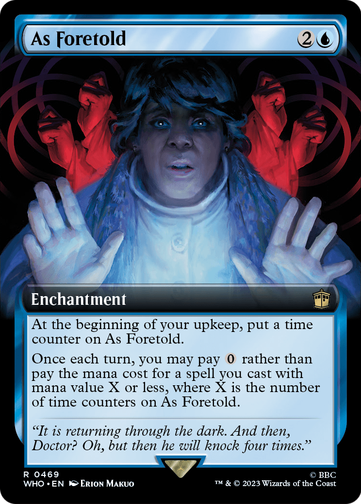 As Foretold (Extended Art) (WHO-469) [Doctor Who] Foil