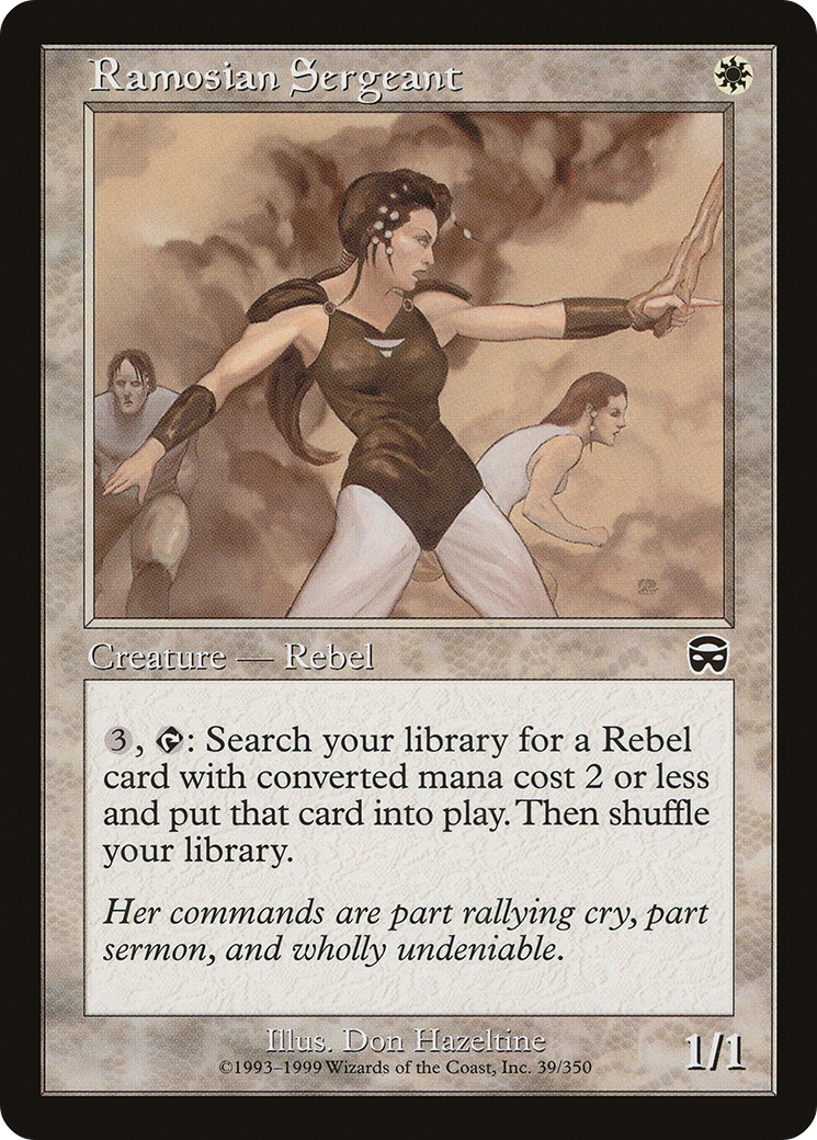 Ramosian Sergeant (MMQ-039) [Mercadian Masques] Foil