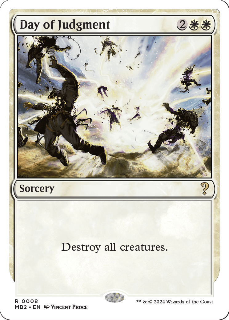 Day of Judgment (White Border) (MB2-008) [Mystery Booster 2]