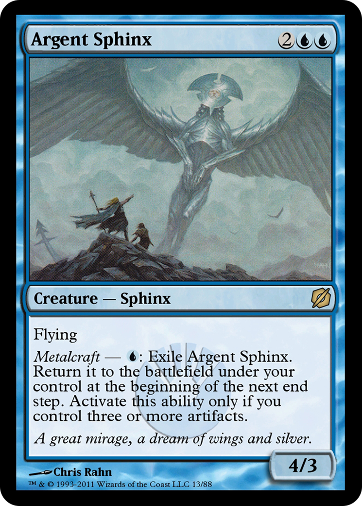 Argent Sphinx (TD2-013) [Duel Decks: Mirrodin Pure vs. New Phyrexia]