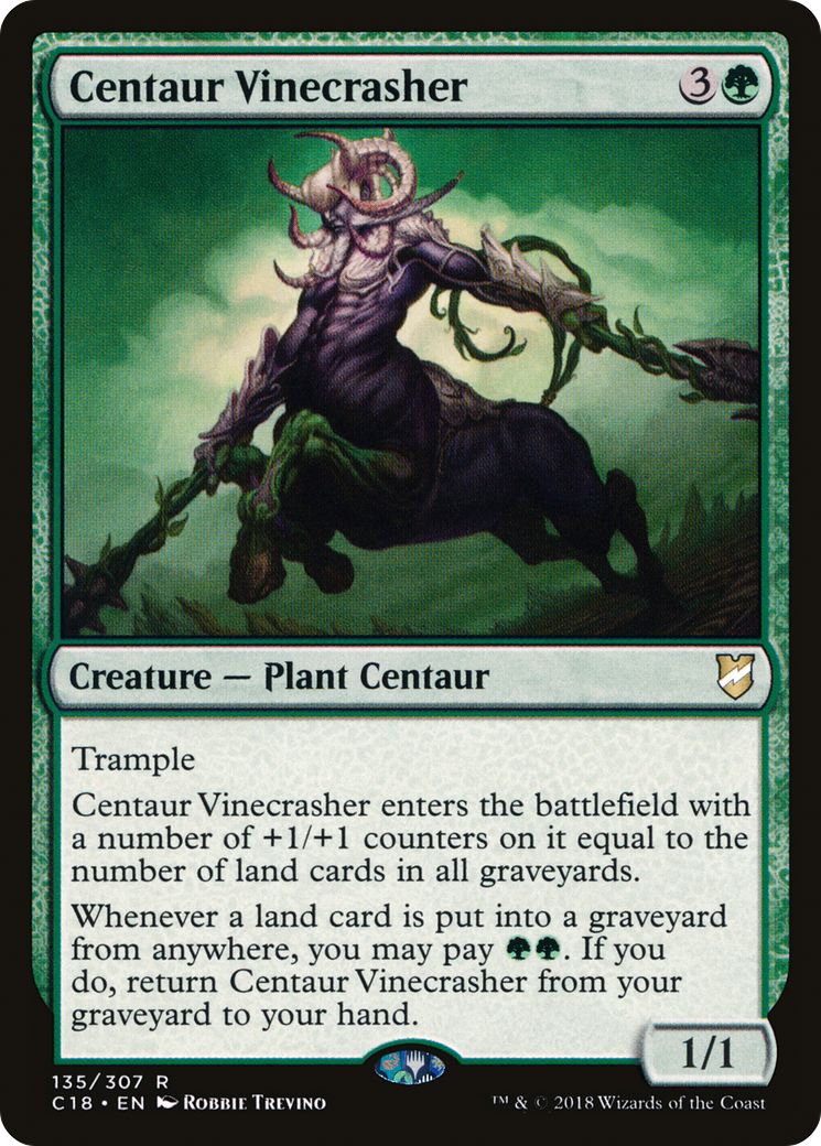 Centaur Vinecrasher (C18-135) [Commander 2018]