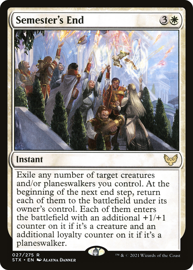 Semester's End (STX-027) [Strixhaven: School of Mages] Foil