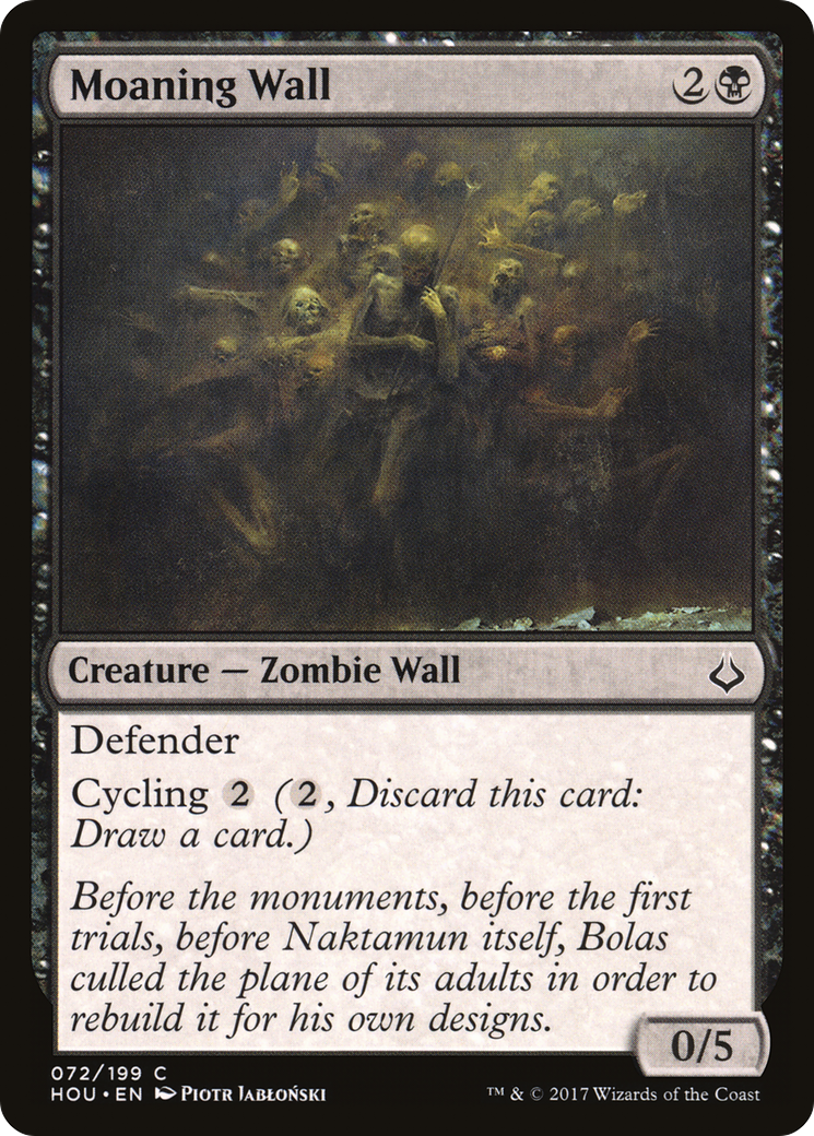 Moaning Wall (HOU-072) [Hour of Devastation] Foil