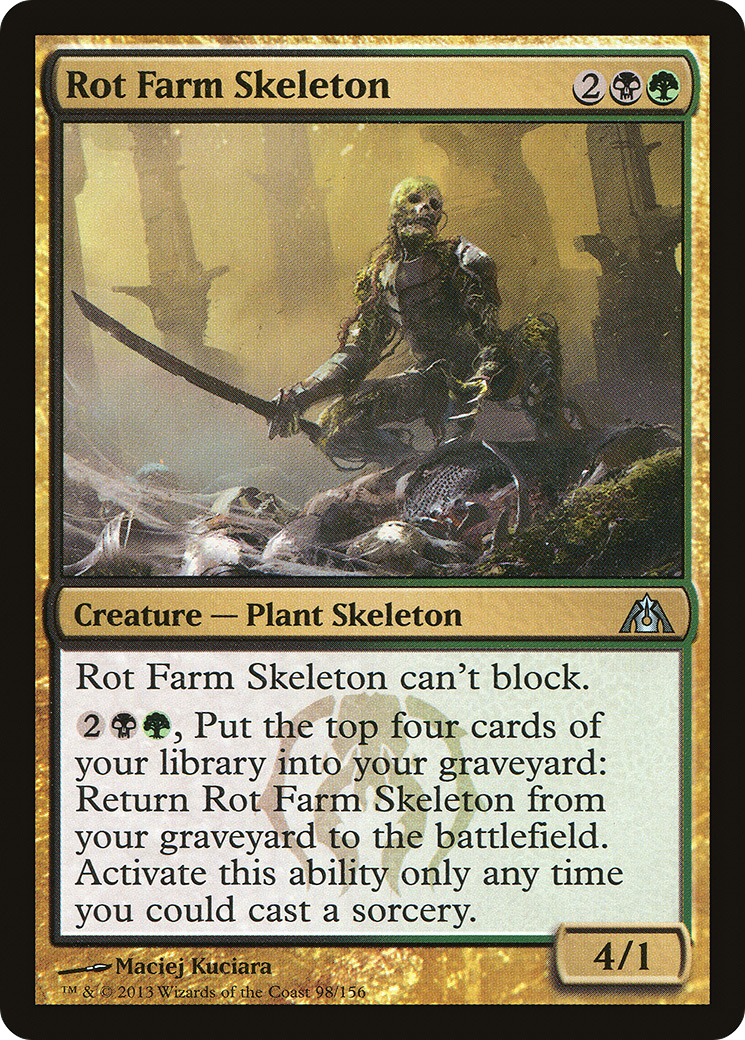 Rot Farm Skeleton (DGM-098) [Dragon's Maze]