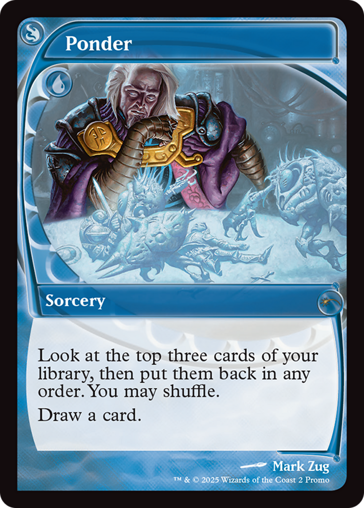 Ponder (Future Sight) (MFP-002) [MagicFest 2025] Foil