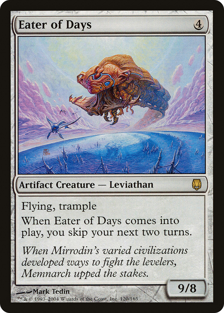 Eater of Days (DST-120) [Darksteel] Foil