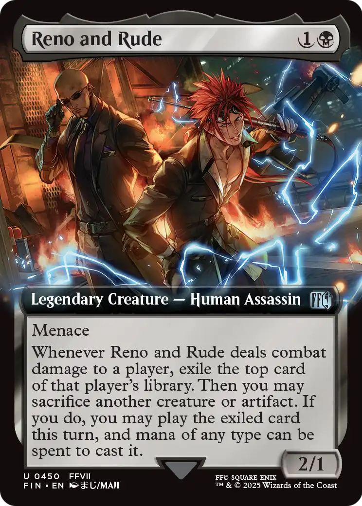 Reno and Rude (Extended Art) (FIN-450) [FINAL FANTASY] Foil