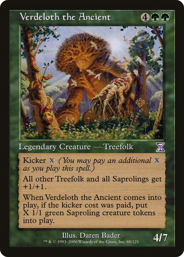 Verdeloth the Ancient (TSB-088) [Time Spiral Timeshifted] Foil