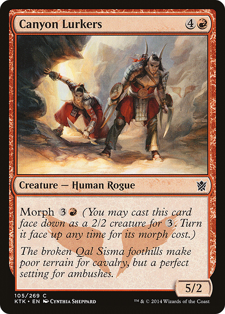 Canyon Lurkers (KTK-105) [Khans of Tarkir]
