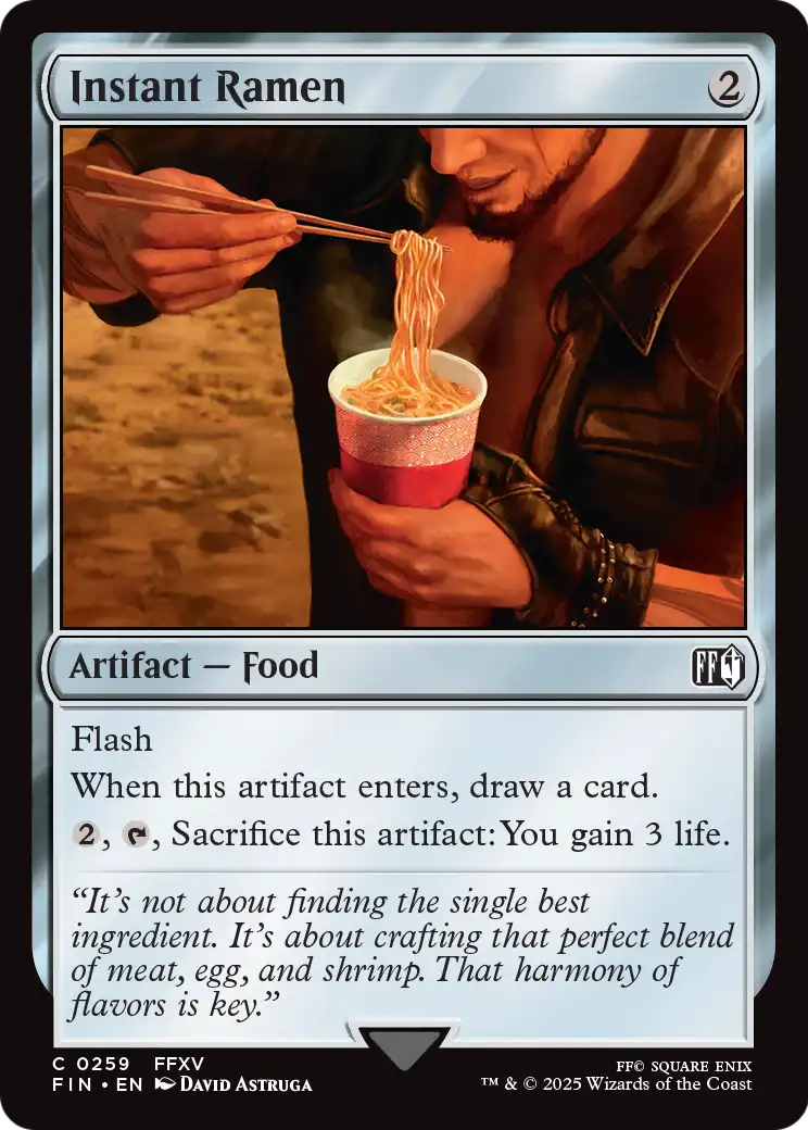 Instant Ramen (FIN-259) [FINAL FANTASY] Foil
