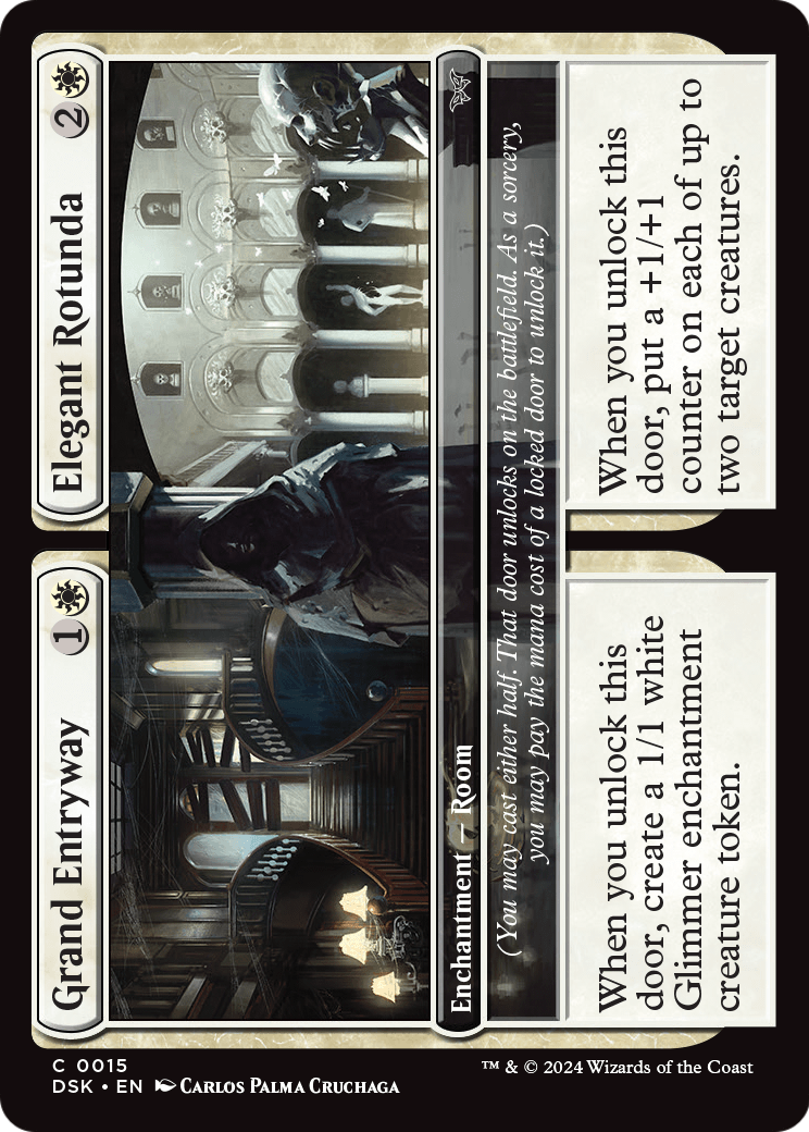 Grand Entryway // Elegant Rotunda (DSK-015) [Duskmourn: House of Horror] Foil