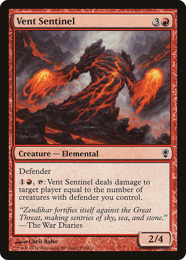 Vent Sentinel (CNS-156) [Conspiracy] Foil