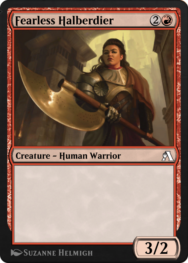 Fearless Halberdier (ANB-069) [Arena Beginner Set]