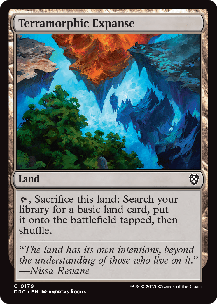 Terramorphic Expanse (DRC-179) [Commander: Aetherdrift]