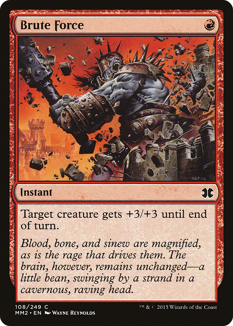 Brute Force (MM2-108) [Modern Masters 2015] Foil