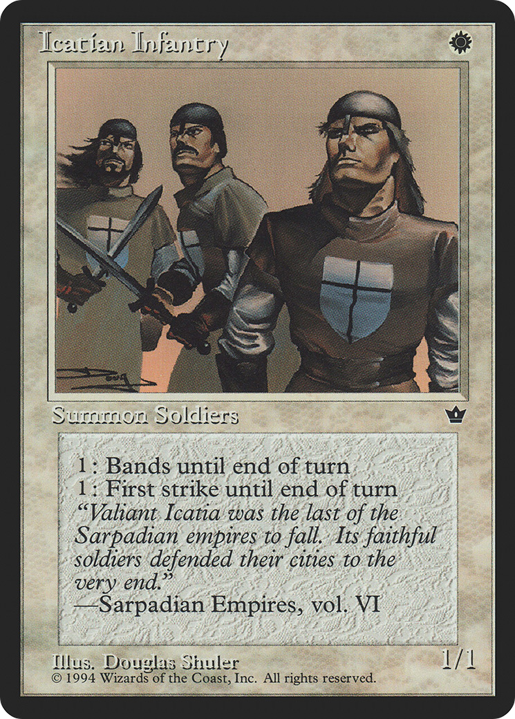 Icatian Infantry (Shuler) [Fallen Empires]