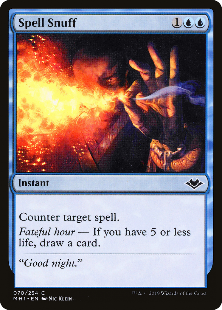 Spell Snuff (MH1-070) [Modern Horizons]