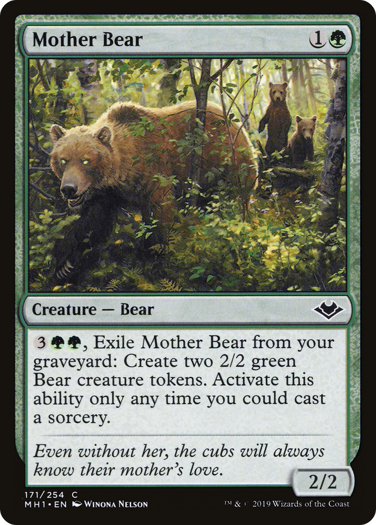 Mother Bear (MH1-171) [Modern Horizons] Foil
