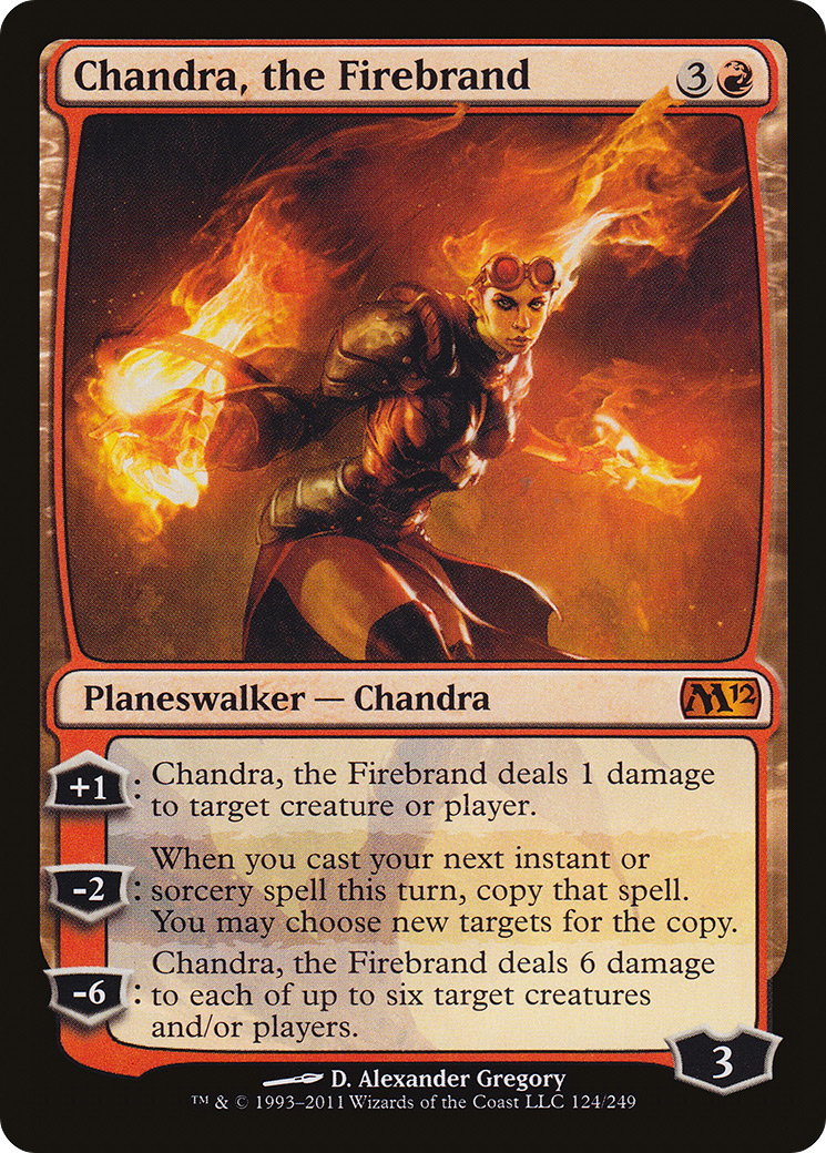 Chandra, the Firebrand (M12-124) [Magic 2012] Foil