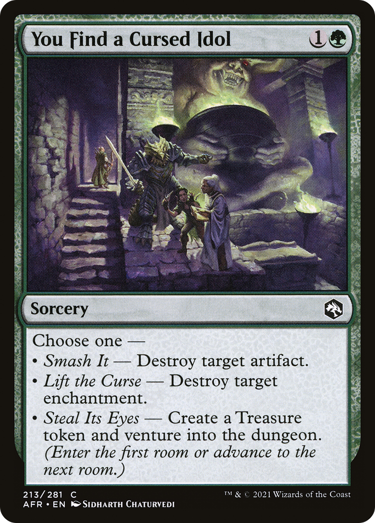 You Find a Cursed Idol (AFR-213) [Adventures in the Forgotten Realms]