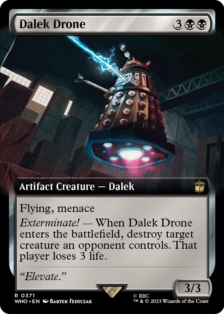 Dalek Drone (Extended Art) (WHO-371) [Doctor Who]