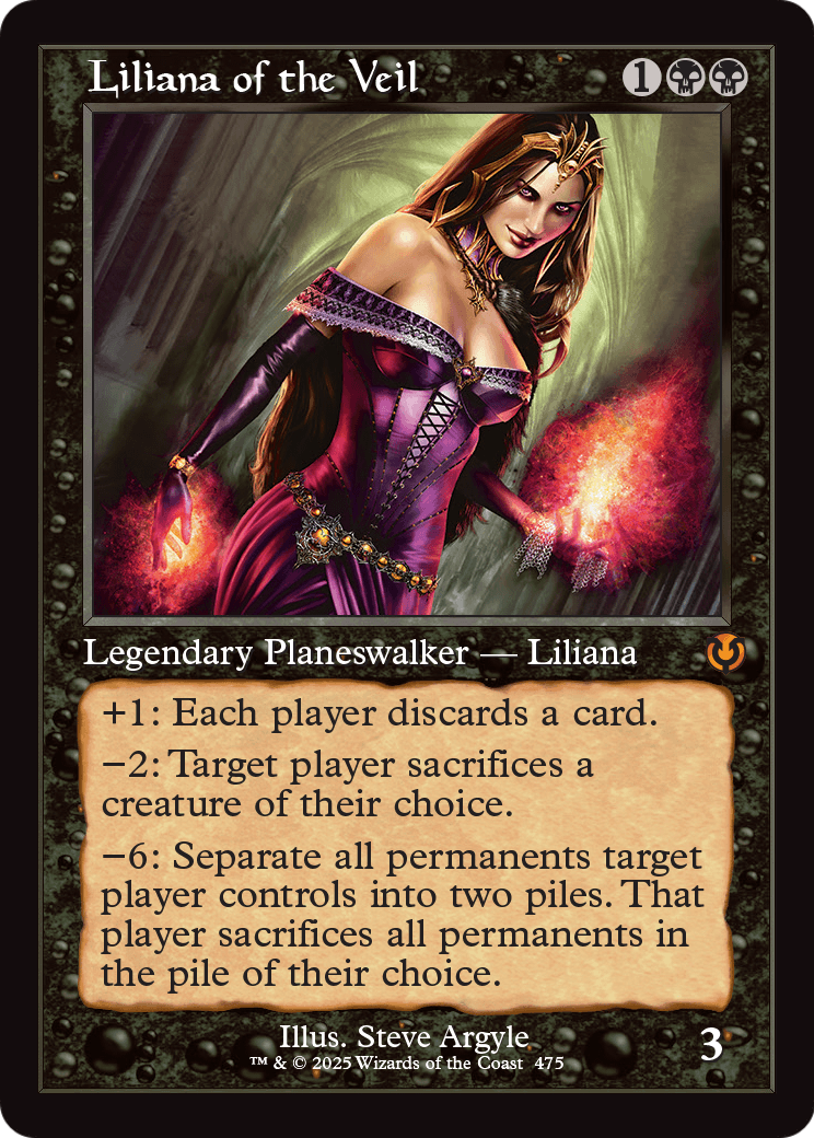 Liliana of the Veil (Retro Frame) (INR-475) [Innistrad Remastered]