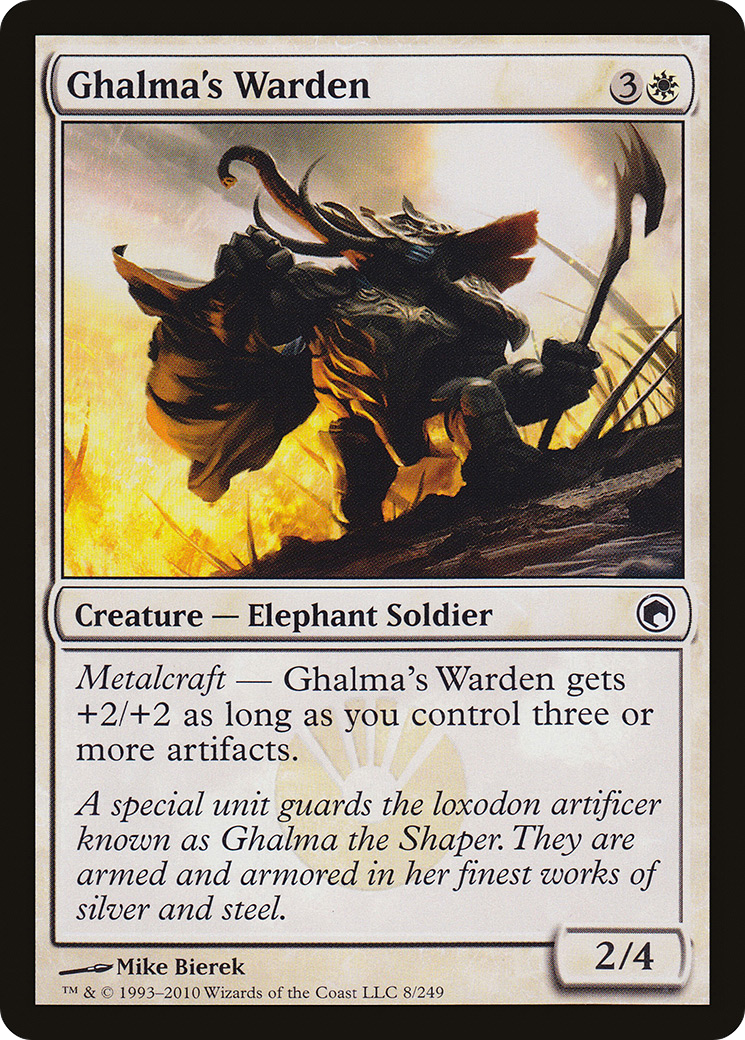 Ghalma's Warden (SOM-008) [Scars of Mirrodin]