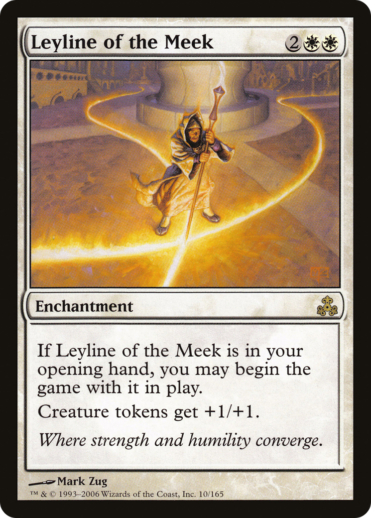 Leyline of the Meek (GPT-010) [Guildpact] Foil
