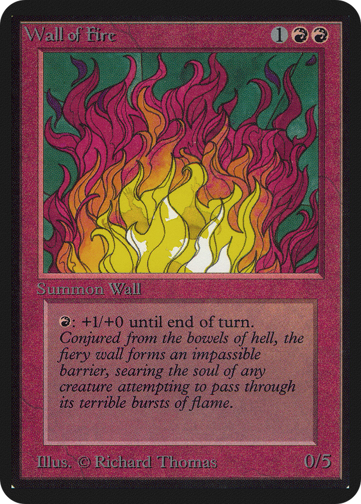 Wall of Fire [Limited Edition Alpha]