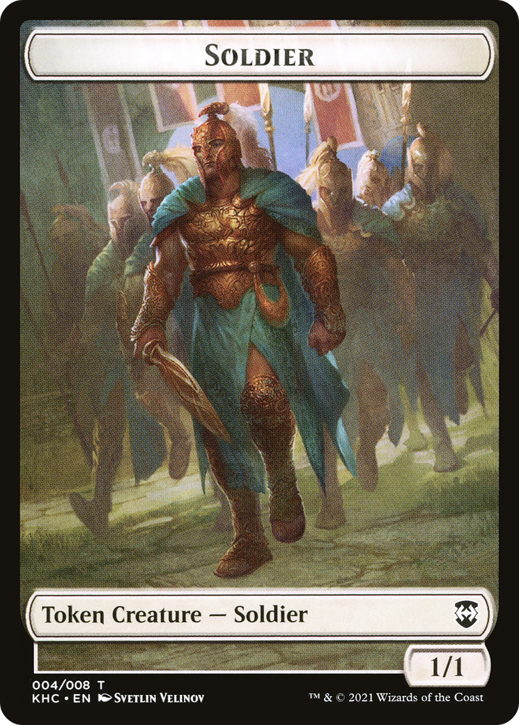 Soldier (TKHC-004) [Kaldheim Commander Tokens]