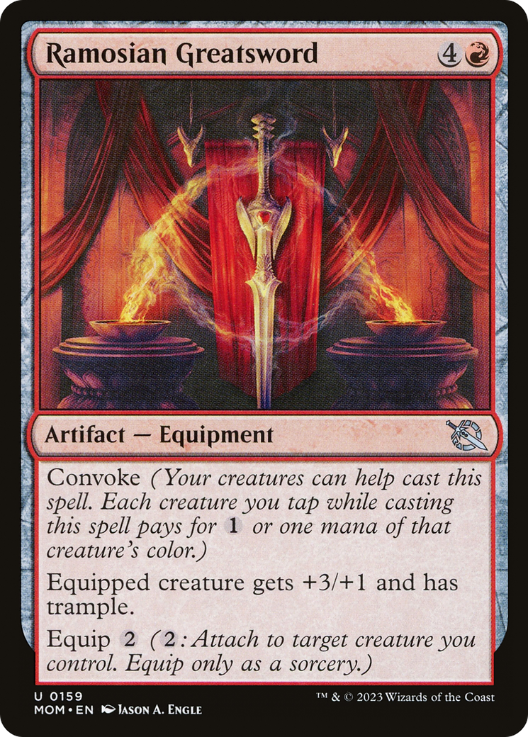 Ramosian Greatsword (MOM-159) [March of the Machine] Foil