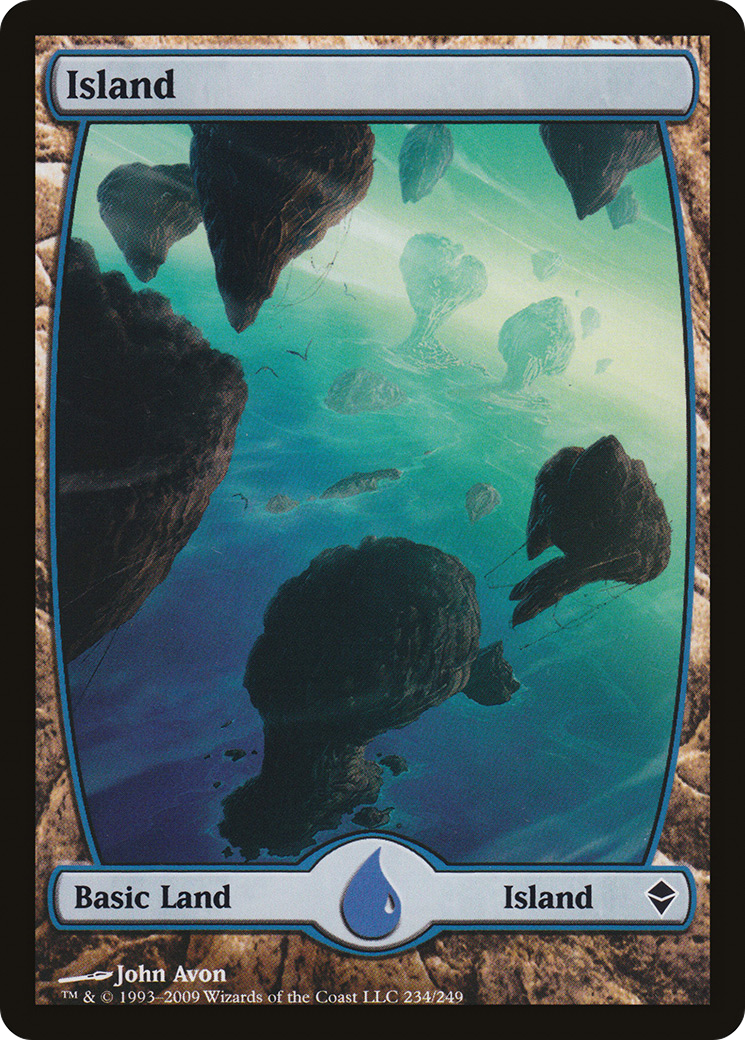 Island (234) - Full Art (ZEN-234) [Zendikar]