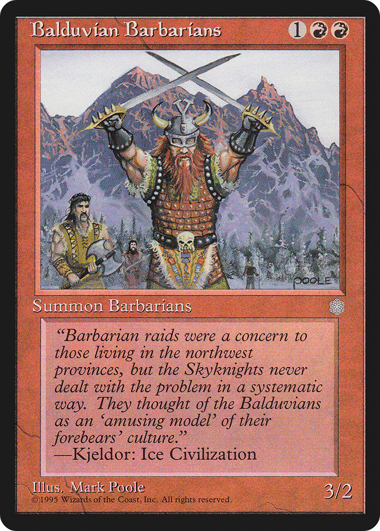 Balduvian Barbarians [Ice Age]