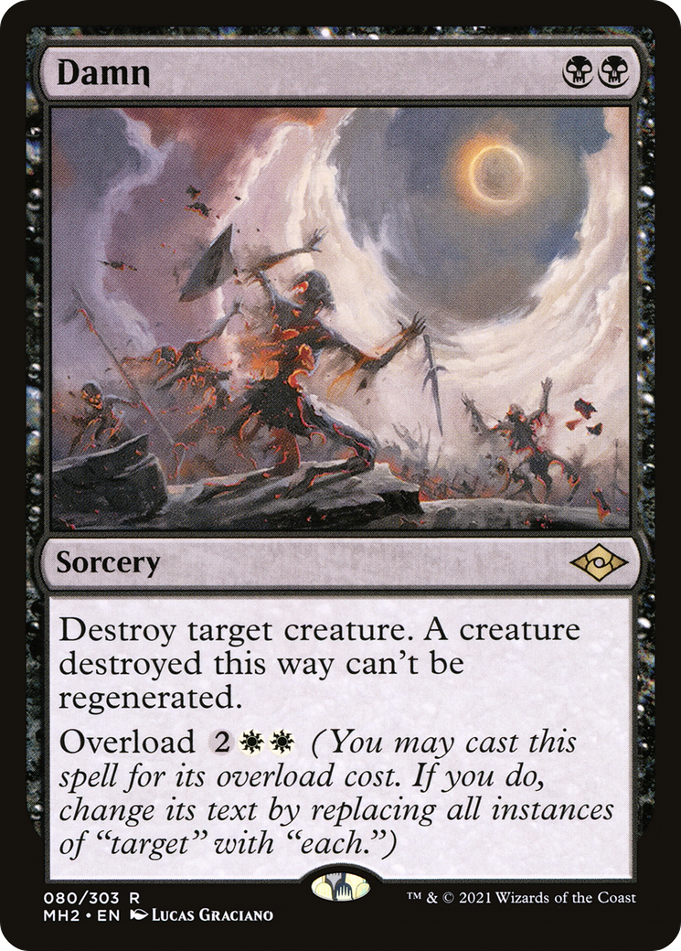 Damn (MH2-080) [Modern Horizons 2] Foil