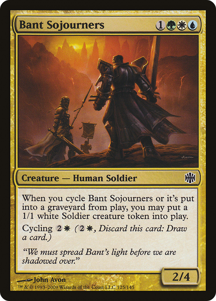 Bant Sojourners (ARB-125) [Alara Reborn] Foil