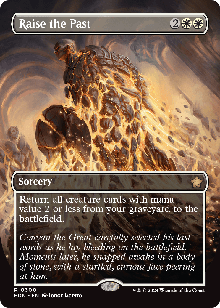 Raise the Past (Borderless) (FDN-300) [Foundations]