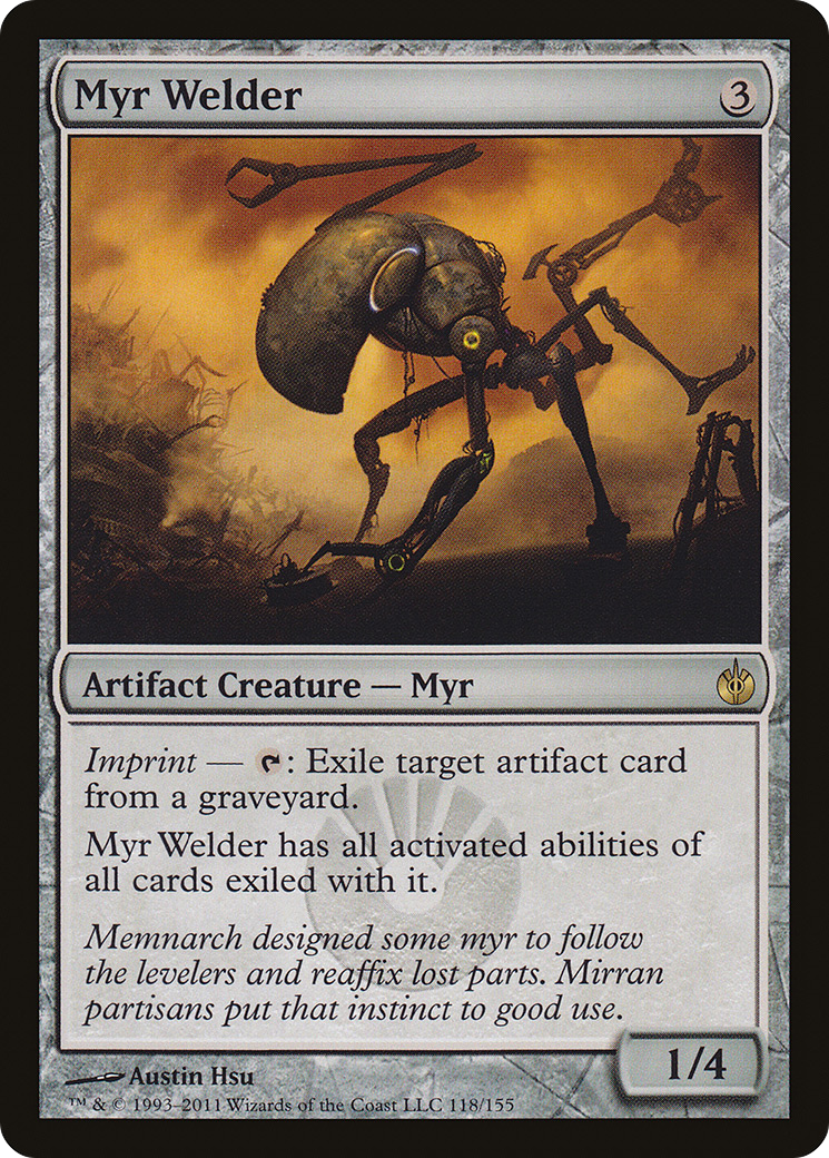 Myr Welder (MBS-118) [Mirrodin Besieged]