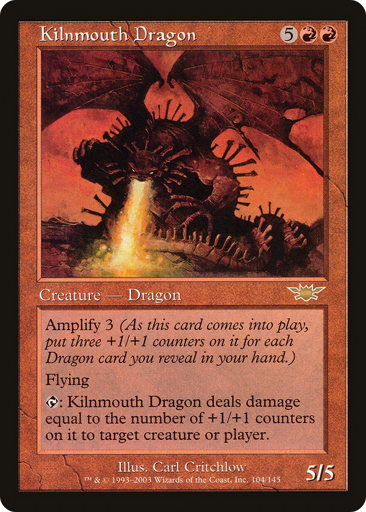 Kilnmouth Dragon (LGN-104) [Legions] Foil