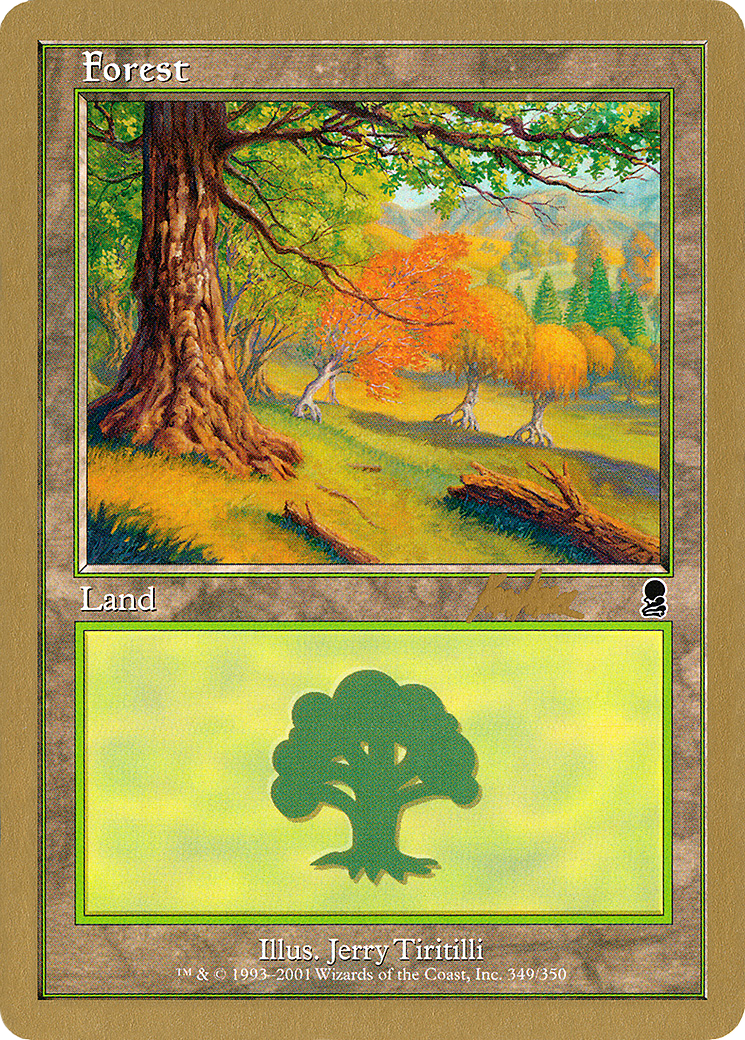 Forest (349) - 2002 Brian Kibler (ODY) [World Championship Decks 2002]