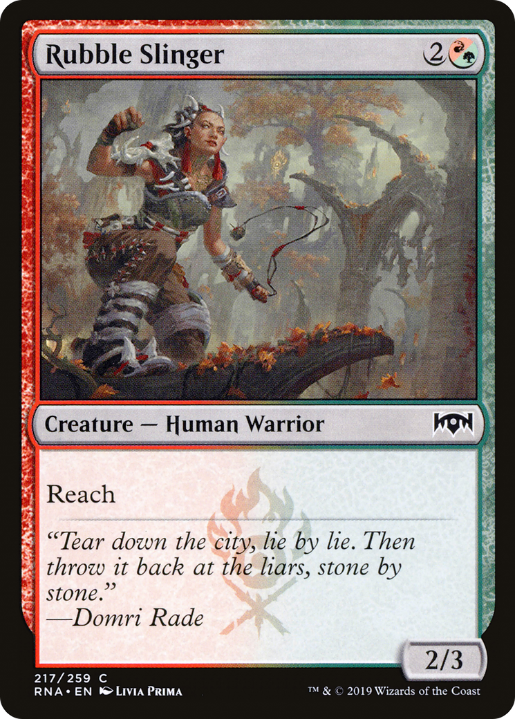 Rubble Slinger (RNA-217) [Ravnica Allegiance]
