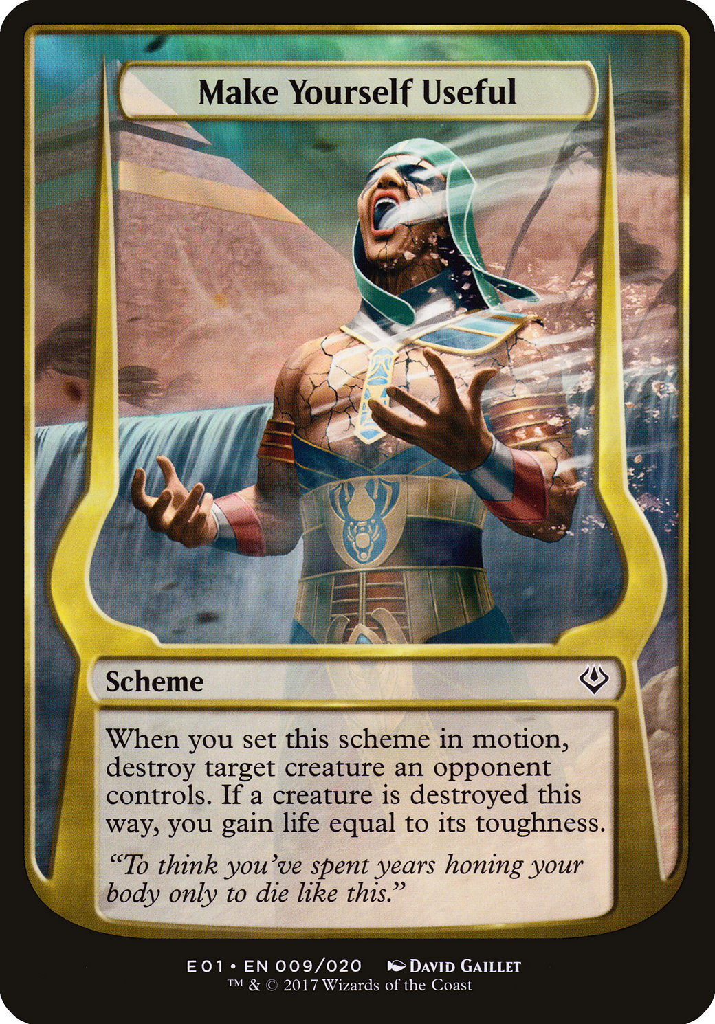 Make Yourself Useful (Archenemy: Nicol Bolas) (OVER-009) [Archenemy: Nicol Bolas Schemes]