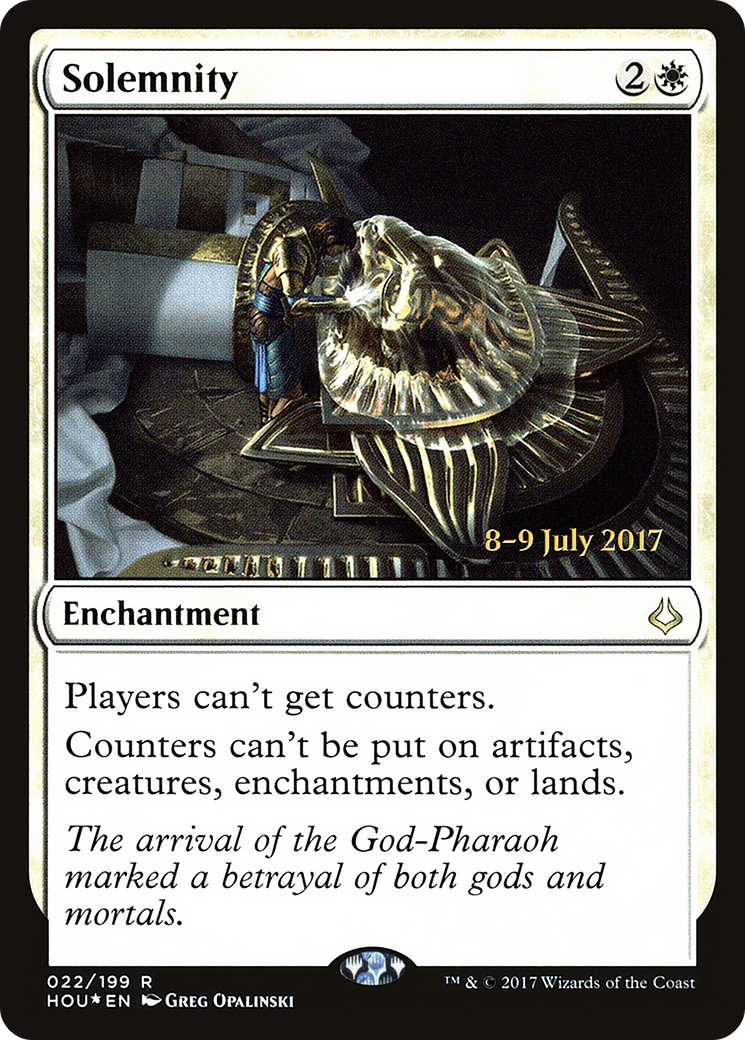 Solemnity (PRE-22S) [Hour of Devastation Promos] Foil