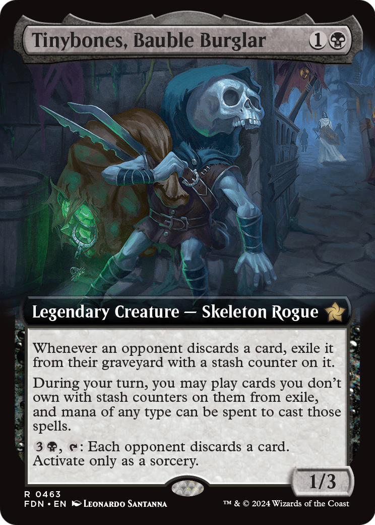 Tinybones, Bauble Burglar (Extended Art) (FDN-463) [Foundations]