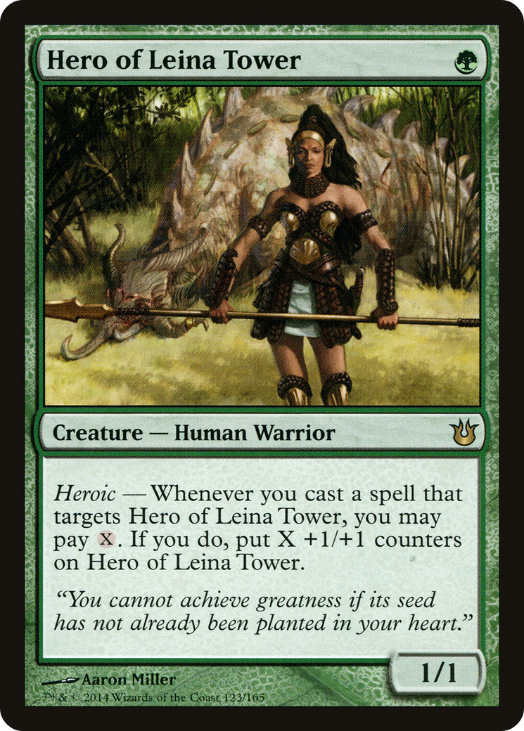 Hero of Leina Tower (BNG-123) [Born of the Gods]